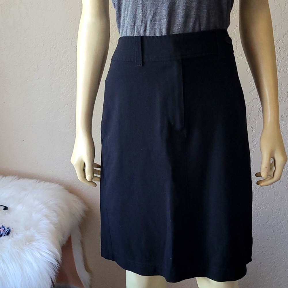 Vintage Armani black pencil skirt 8 Italy